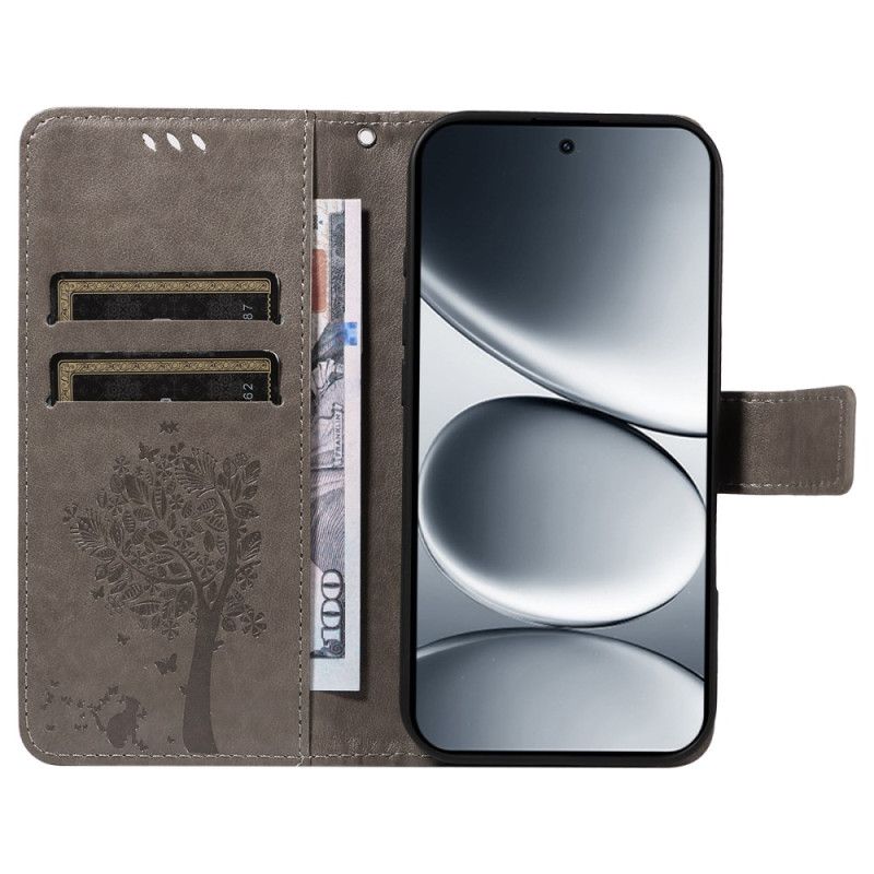 Housse Xiaomi Redmi Note 15 Pro 5G Motif Chat et Arbre