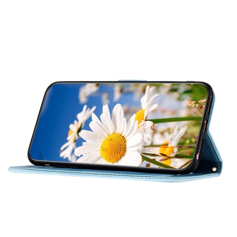 Housse Xiaomi Redmi Note 15 Pro 5G Motif Floral avec Lanière