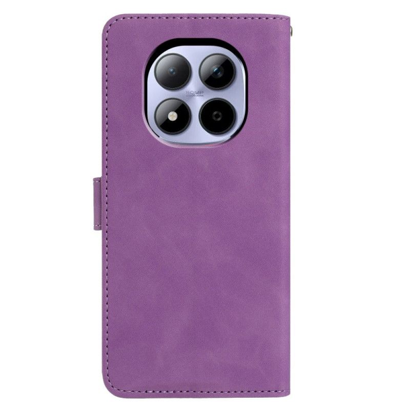 Housse Xiaomi Redmi Note 15 Pro 5G Motif Papillon et Fleur