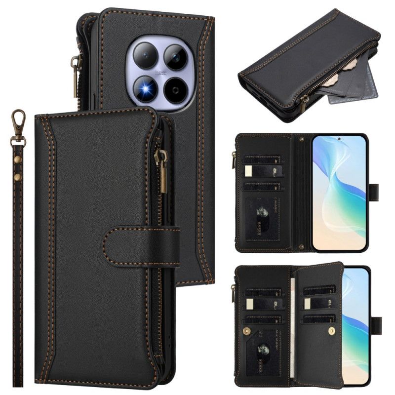 Housse Xiaomi Redmi Note 15 Pro 5G Portefeuille 9 Porte-Cartes