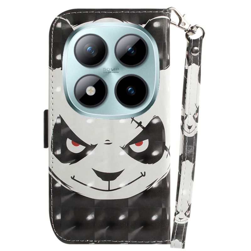 Housse Xiaomi Redmi Note 15 Pro Plus 5G / Poco M8 Pro 5G Angry Panda à Lanière
