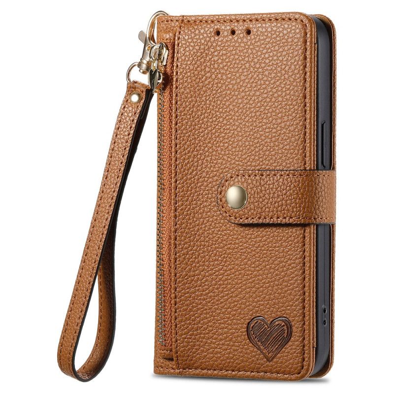 Housse Xiaomi Redmi Note 15 Pro Plus 5G / Poco M8 Pro 5G Blocage RFID Design Coeur