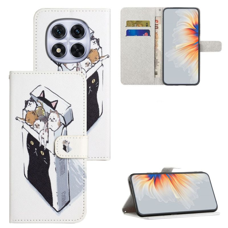 Housse Xiaomi Redmi Note 15 Pro Plus 5G / Poco M8 Pro 5G Chats dans la Boîte