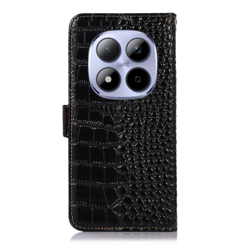 Housse Xiaomi Redmi Note 15 Pro Plus 5G / Poco M8 Pro 5G Cuir Texture Crocodile