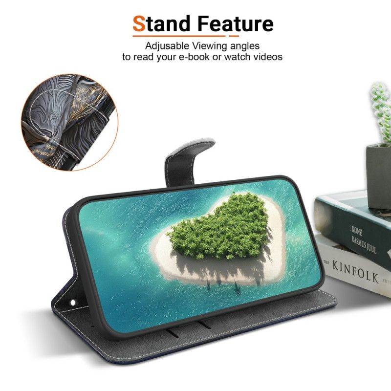 Housse Xiaomi Redmi Note 15 Pro Plus 5G / Poco M8 Pro 5G Lion Noir et Or