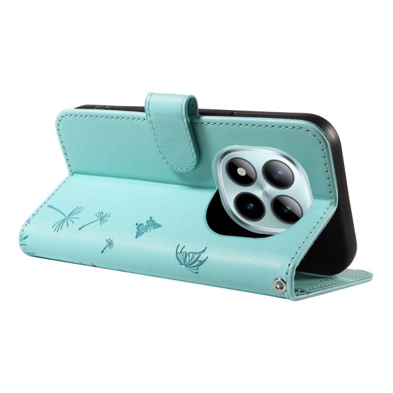 Housse Xiaomi Redmi Note 15 Pro Plus 5G / Poco M8 Pro 5G Motif Pissenlit et Lanière