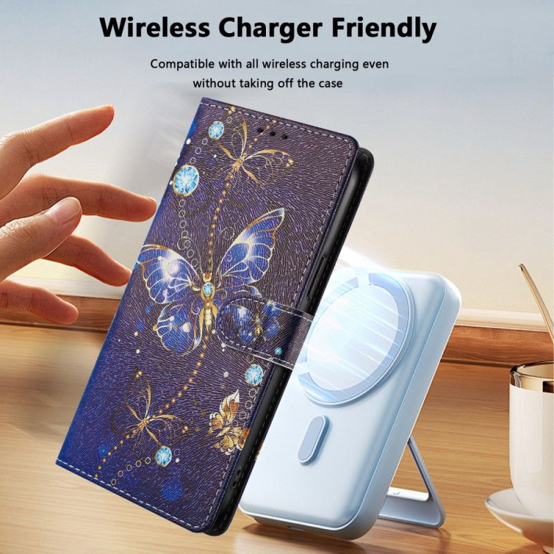 Housse Xiaomi Redmi Note 15 Pro Plus 5G / Poco M8 Pro 5G Papillons Précieux