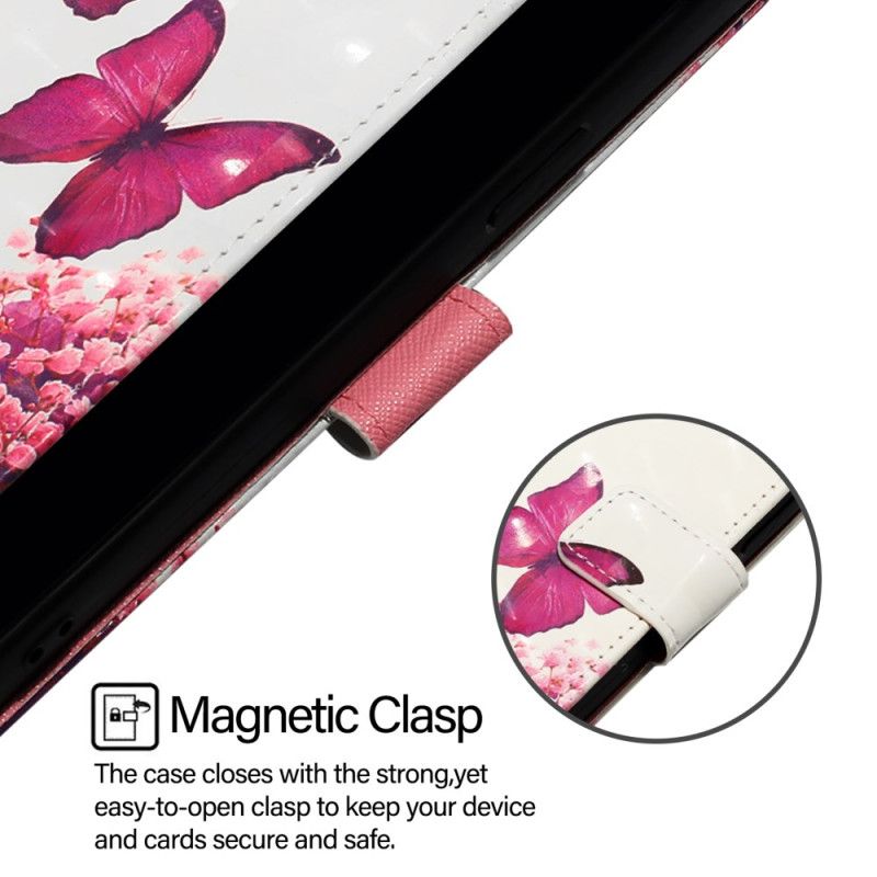 Housse Xiaomi Redmi Note 15 Pro Plus 5G / Poco M8 Pro 5G Papillons Roses