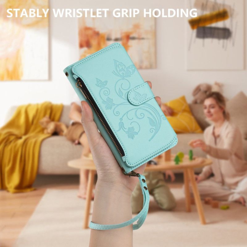 Housse Xiaomi Redmi Note 15 Pro Plus 5G / Poco M8 Pro 5G Portefeuille Floral