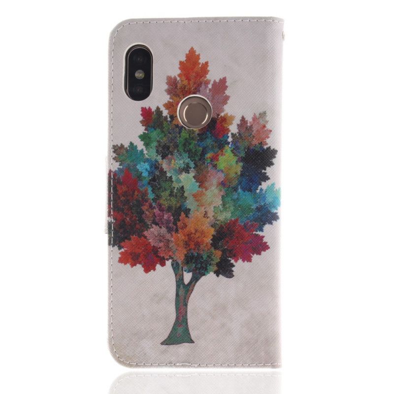 Housse Xiaomi Redmi Note 5 Arbre Aquarelle