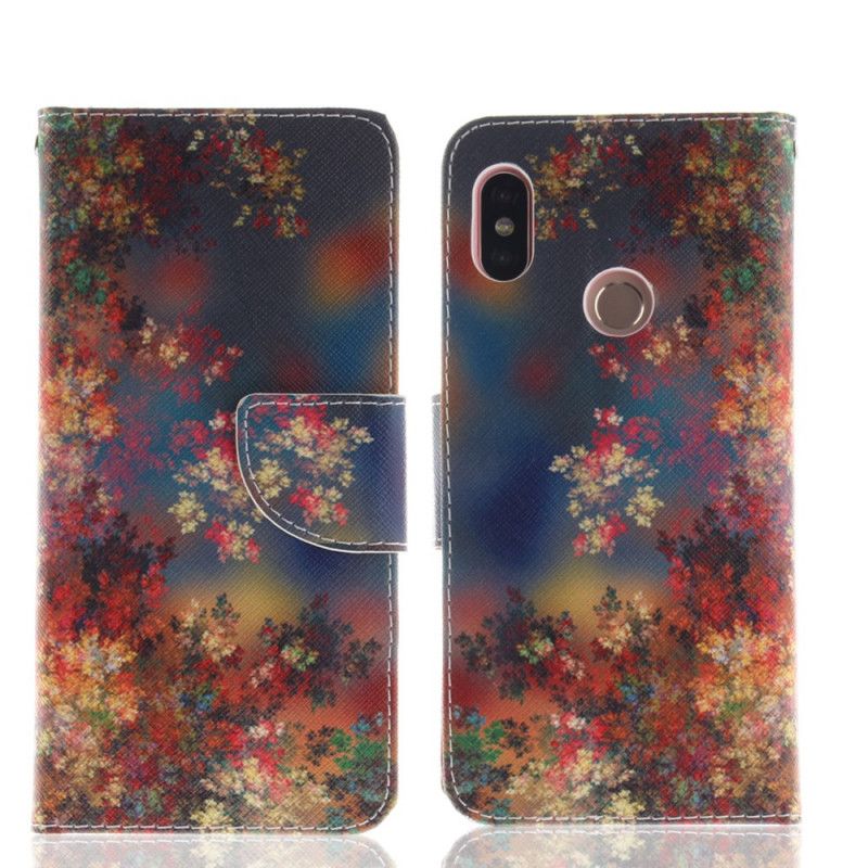 Housse Xiaomi Redmi Note 5 Automne Floral