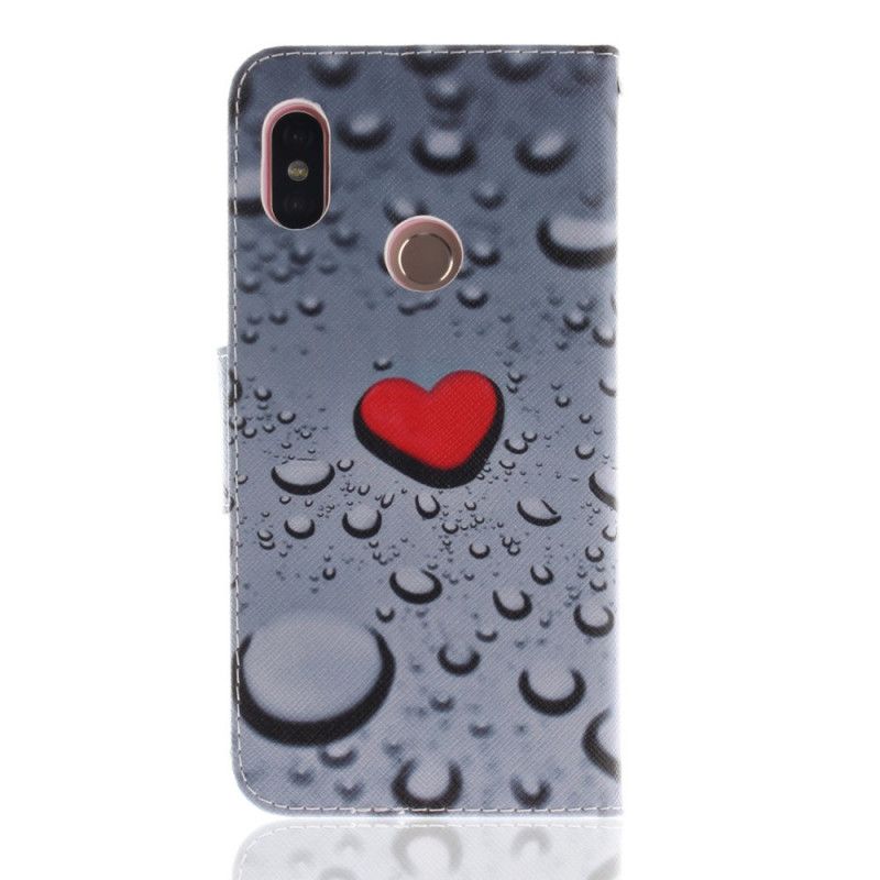 Housse Xiaomi Redmi Note 5 Coeur Dans L'eau