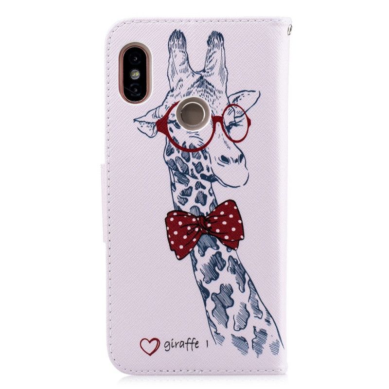 Housse Xiaomi Redmi Note 5 Girafe Intello