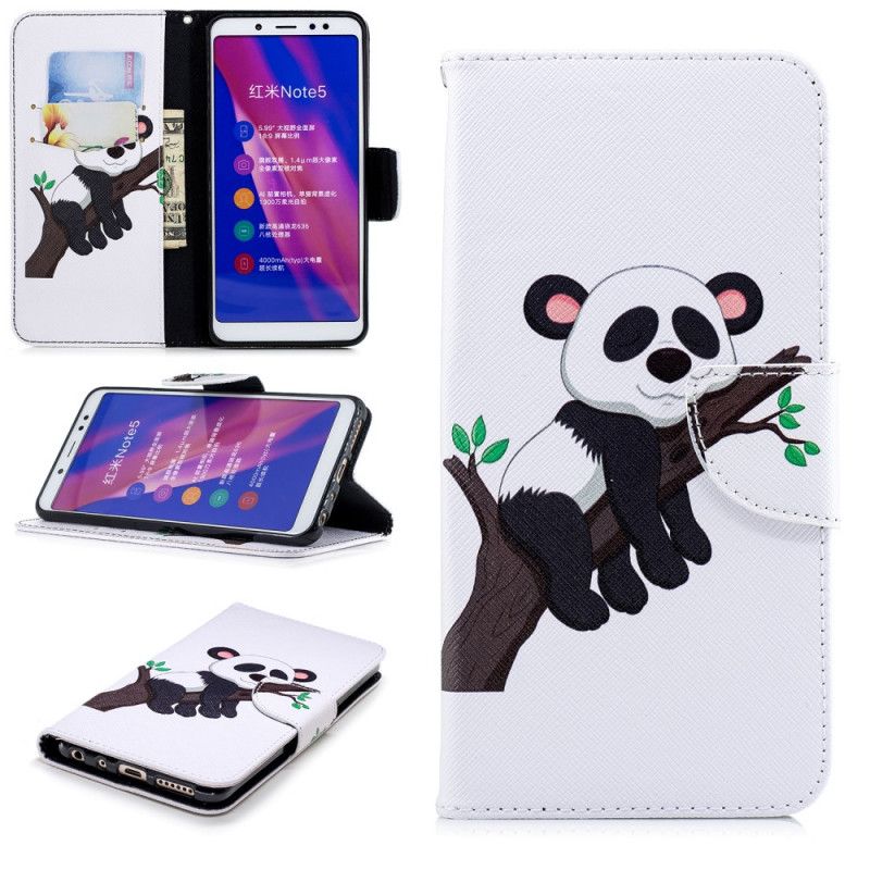 Housse Xiaomi Redmi Note 5 Panda Paresseux