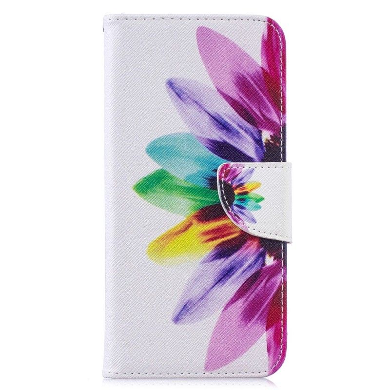 Étui Housse Xiaomi Redmi Note 7 Fleur Aquarelle