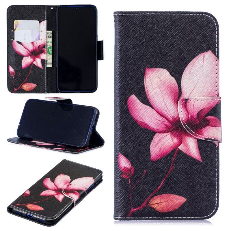 Housse Xiaomi Redmi Note 7 Fleur Rose