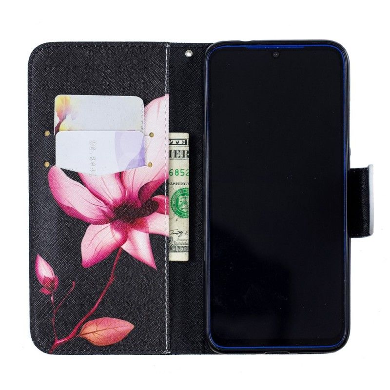 Housse Xiaomi Redmi Note 7 Fleur Rose