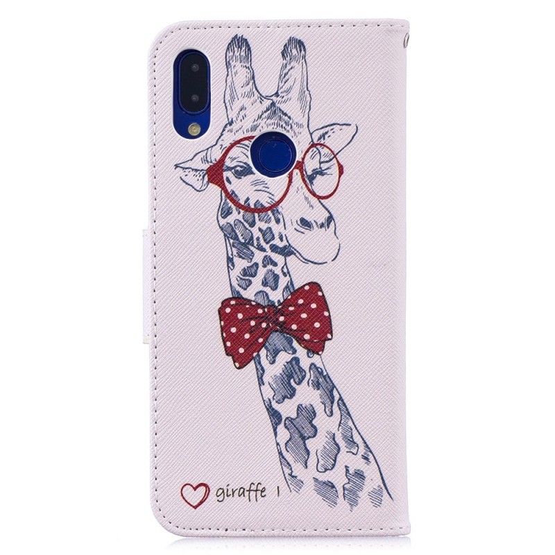 Housse Xiaomi Redmi Note 7 Girafe Intello