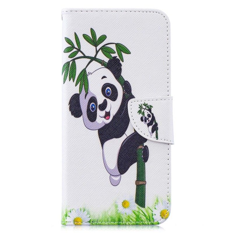 Housse Xiaomi Redmi Note 7 Panda Sur Le Bambou