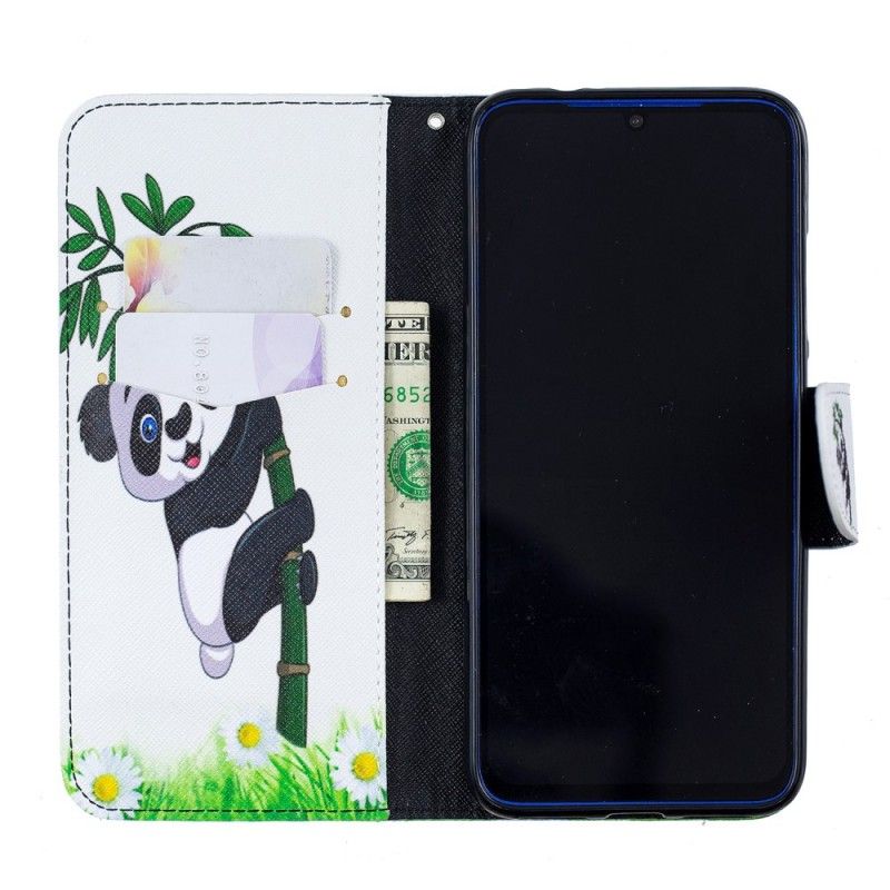 Housse Xiaomi Redmi Note 7 Panda Sur Le Bambou