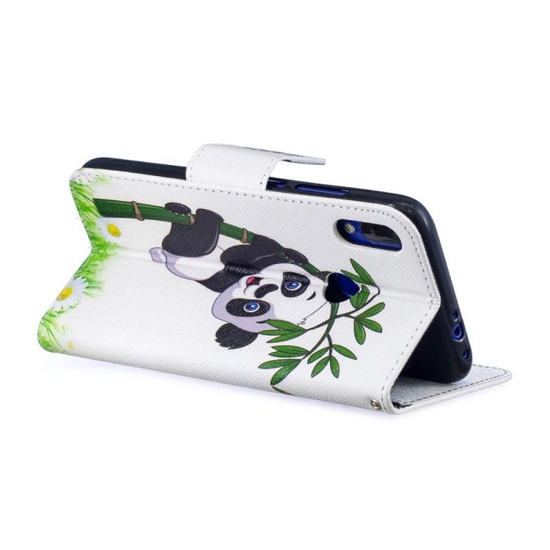 Housse Xiaomi Redmi Note 7 Panda Sur Le Bambou