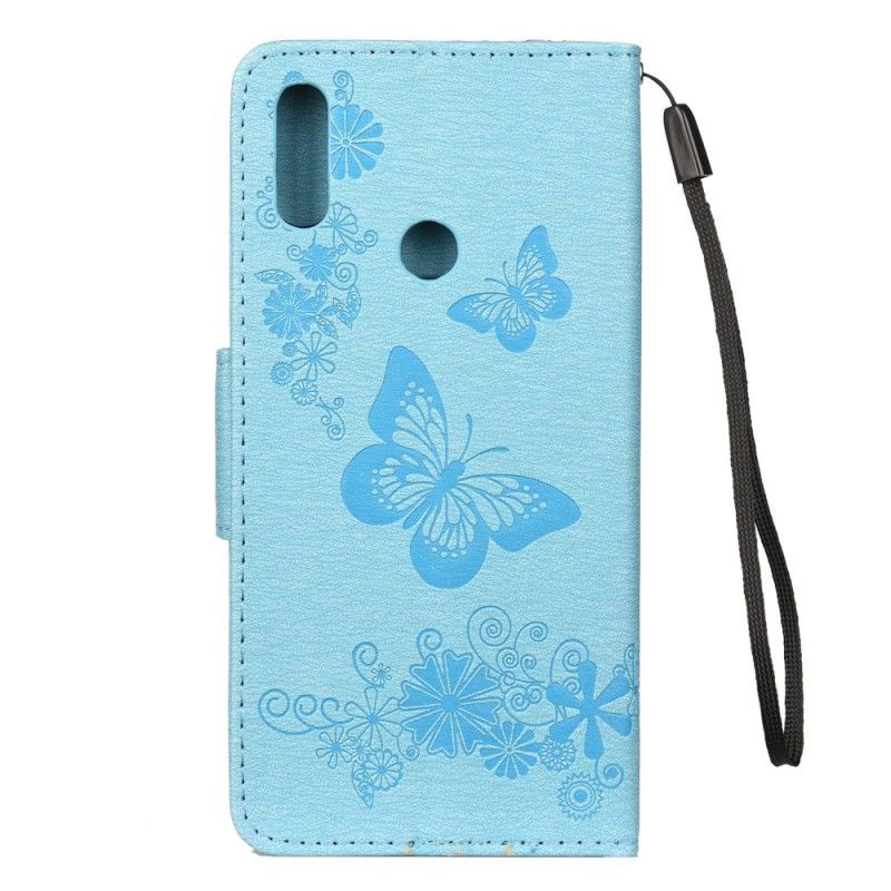 Housse Xiaomi Redmi Note 7 Splendides Papillons À Lanière