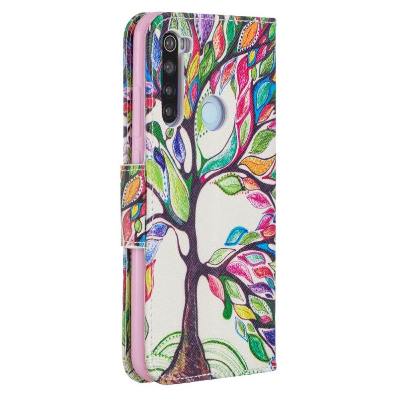 Housse Xiaomi Redmi Note 8 Arbre Coloré