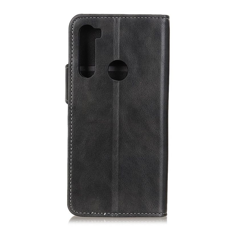 Housse Xiaomi Redmi Note 8 Artistique Couture Bouton