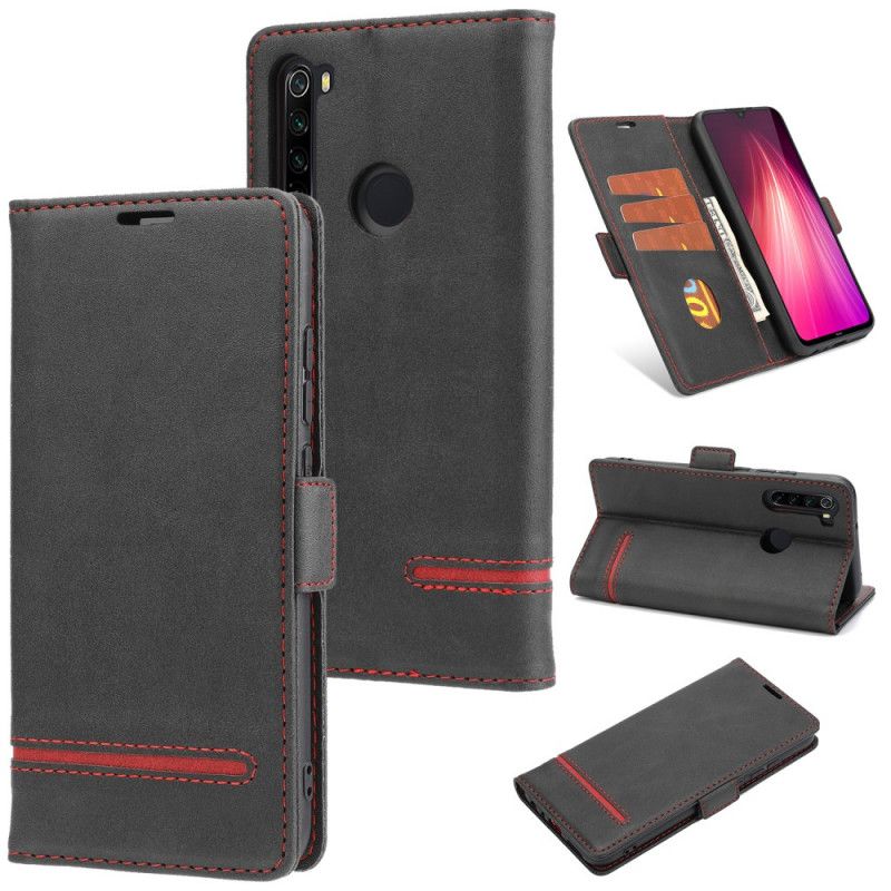 Housse Xiaomi Redmi Note 8 Fine Line Double Rabat