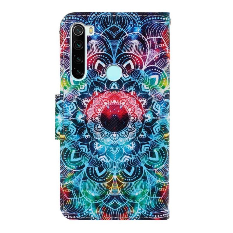 Housse Xiaomi Redmi Note 8 Flashy Mandala À Lanière