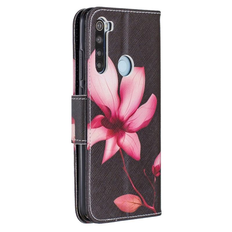 Housse Xiaomi Redmi Note 8 Fleur Rose