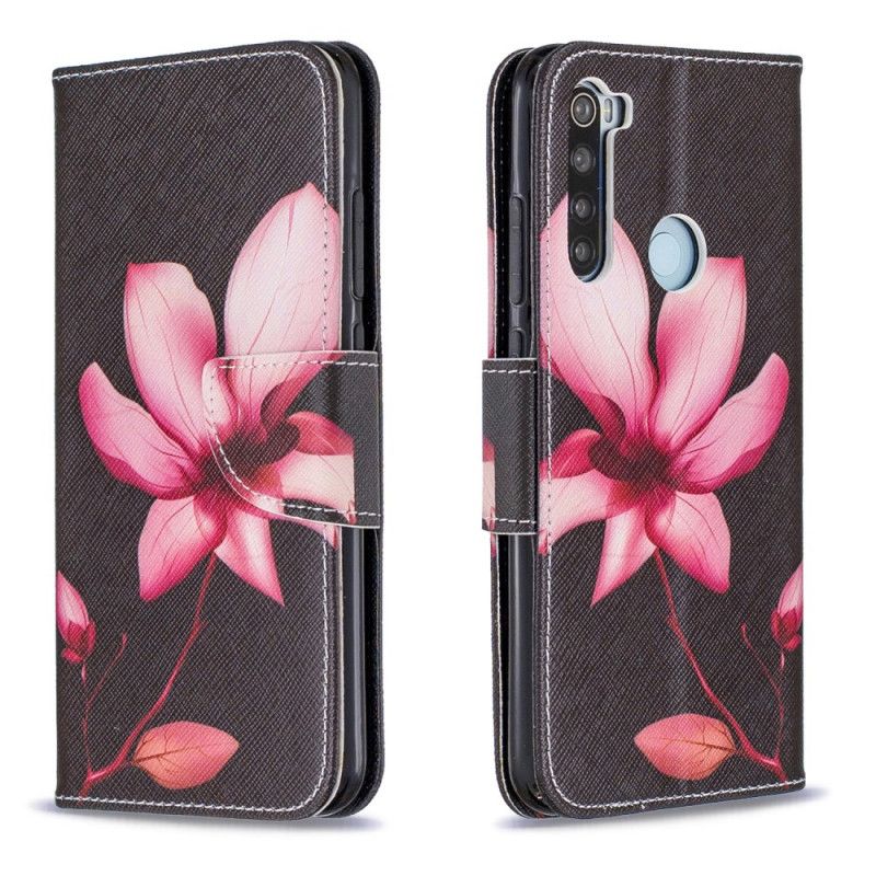 Housse Xiaomi Redmi Note 8 Fleur Rose