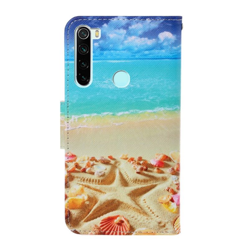 Housse Xiaomi Redmi Note 8 Plage À Lanière