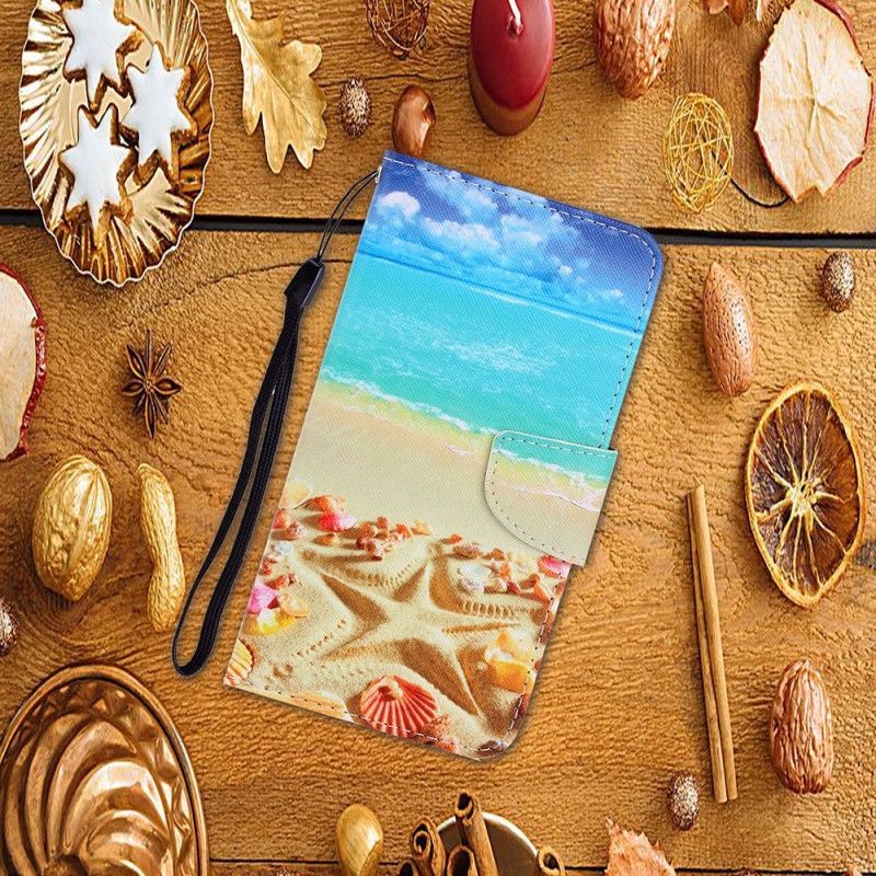 Housse Xiaomi Redmi Note 8 Plage À Lanière