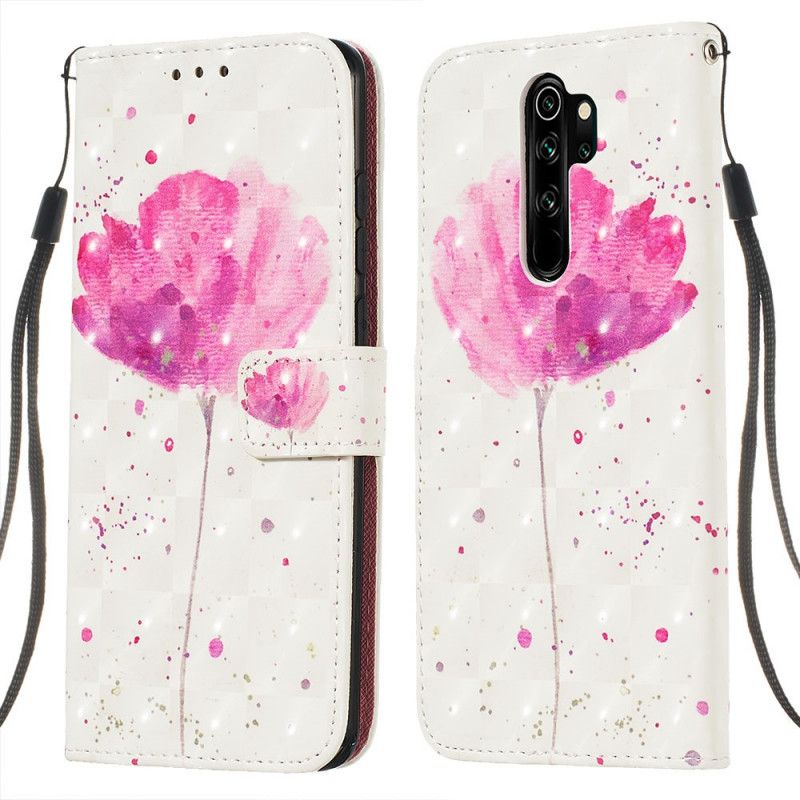 Housse Xiaomi Redmi Note 8 Pro Coquelicot Aquarelle