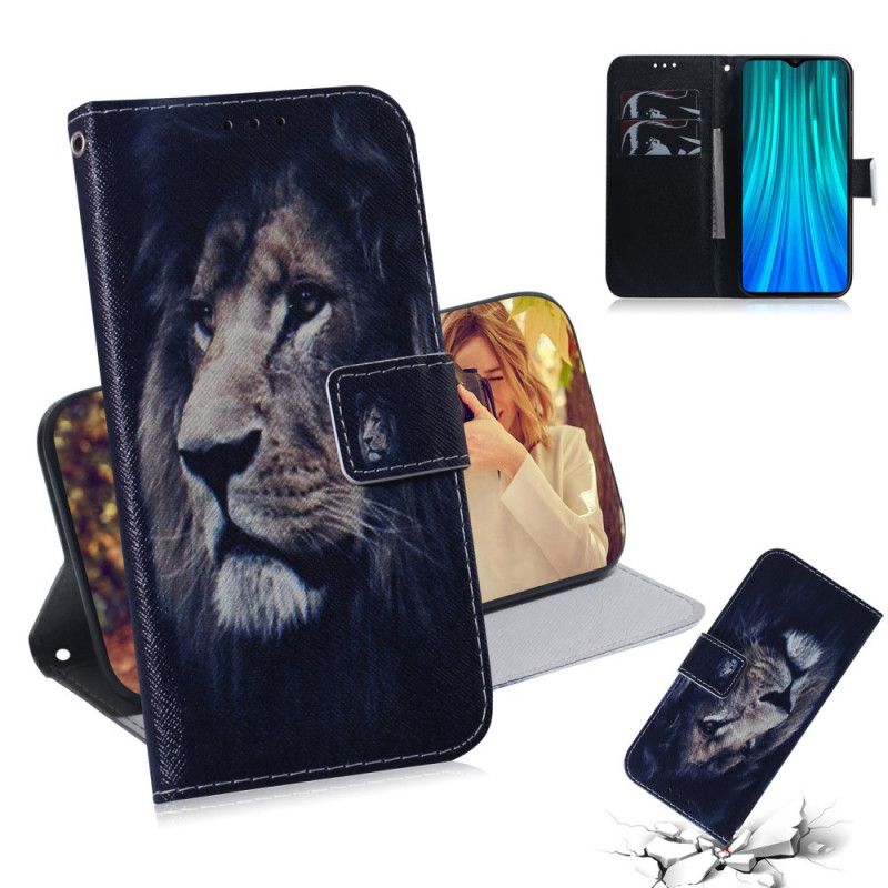 Housse Xiaomi Redmi Note 8 Pro Dreaming Lion