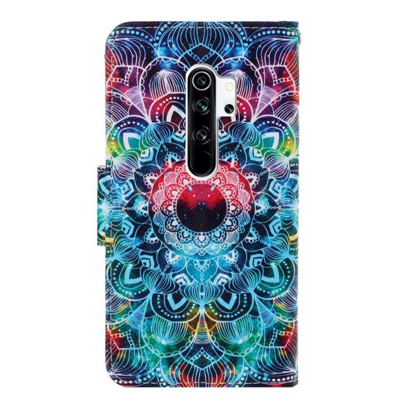 Housse Xiaomi Redmi Note 8 Pro Flashy Mandala À Lanière