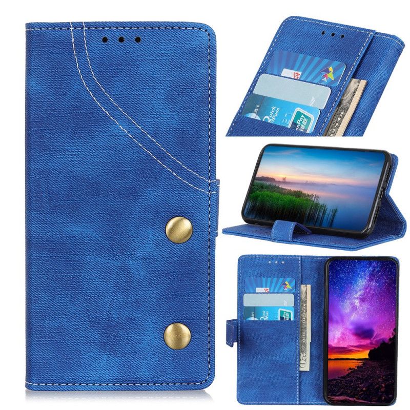 Housse Xiaomi Redmi Note 8 Pro Jeans Boutons