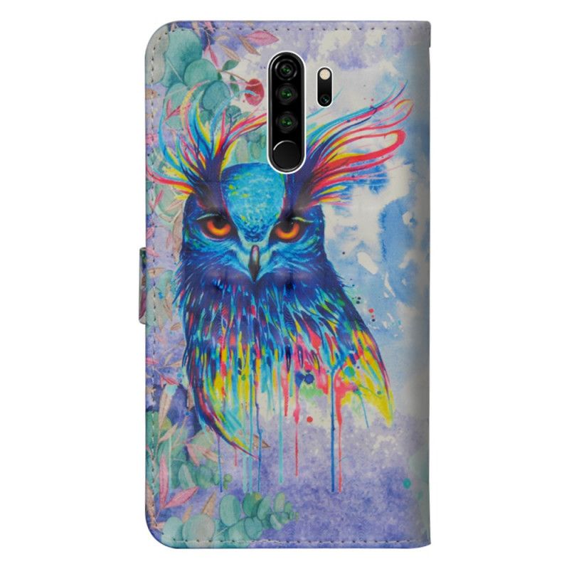 Housse Xiaomi Redmi Note 8 Pro Oiseau Aquarelle