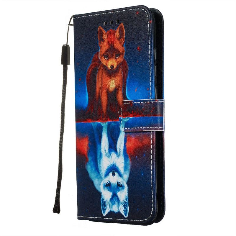 Housse Xiaomi Redmi Note 8 Pro Reflet De Julien Le Chien À Lanière