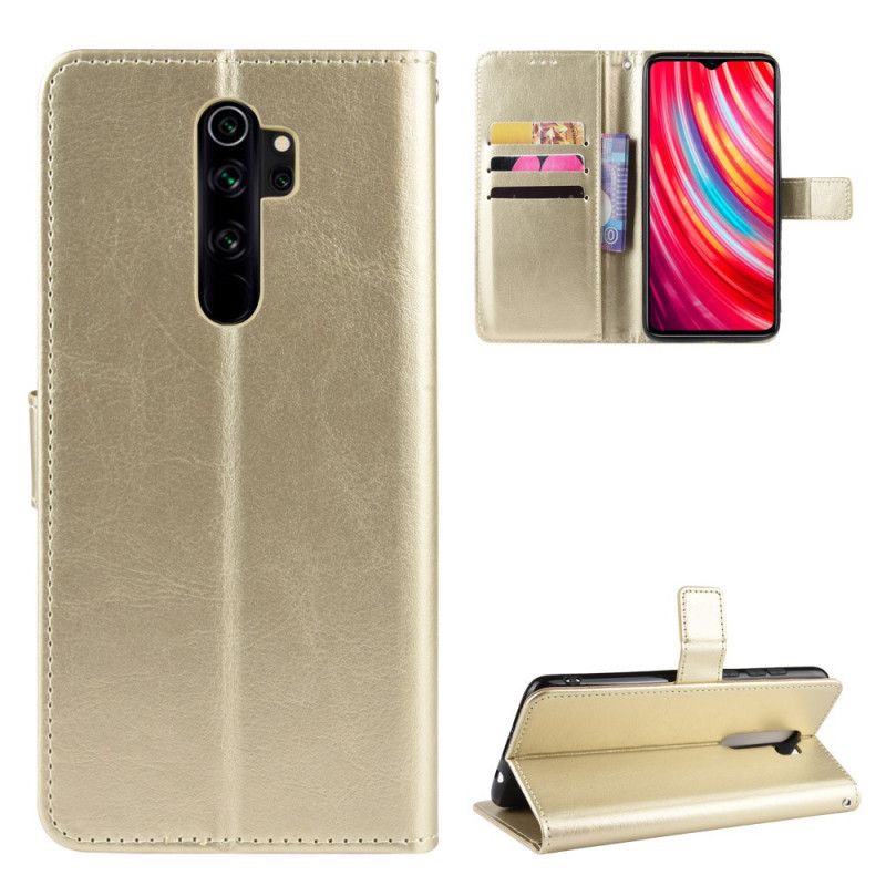 Étui Housse Xiaomi Redmi Note 8 Pro Simili Cuir Flashy