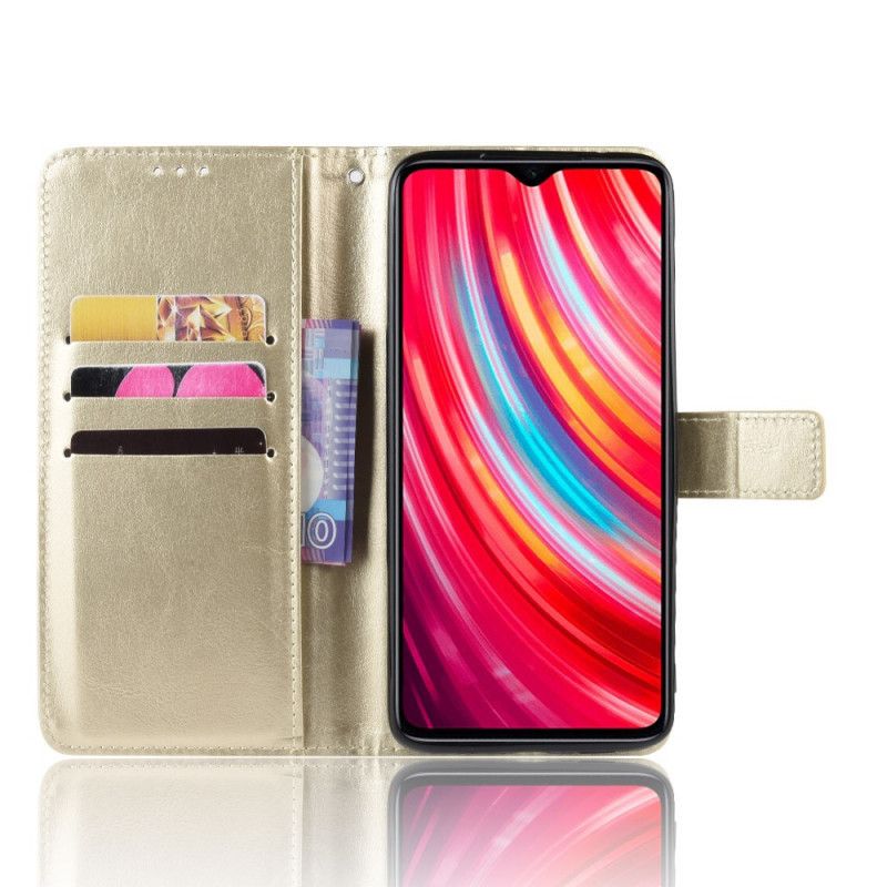 Étui Housse Xiaomi Redmi Note 8 Pro Simili Cuir Flashy