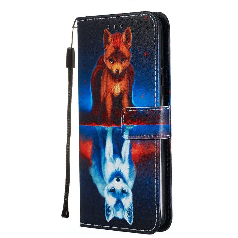 Housse Xiaomi Redmi Note 8 Reflet De Julien Le Chien À Lanière