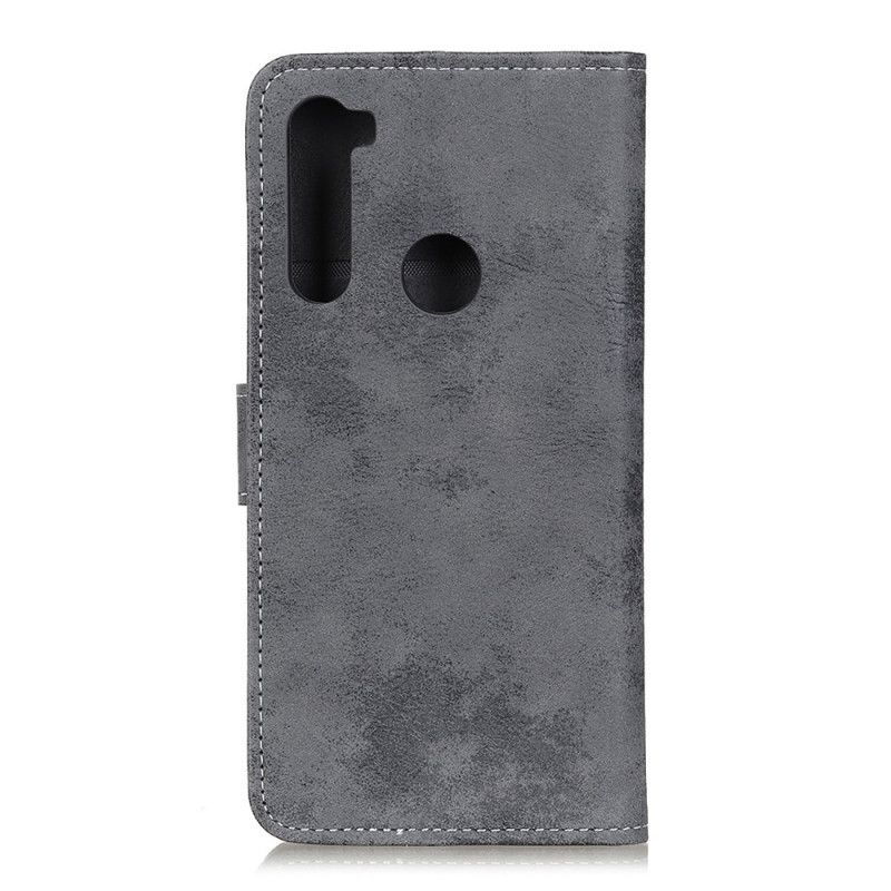 Housse Xiaomi Redmi Note 8 Simili Cuir Vintage