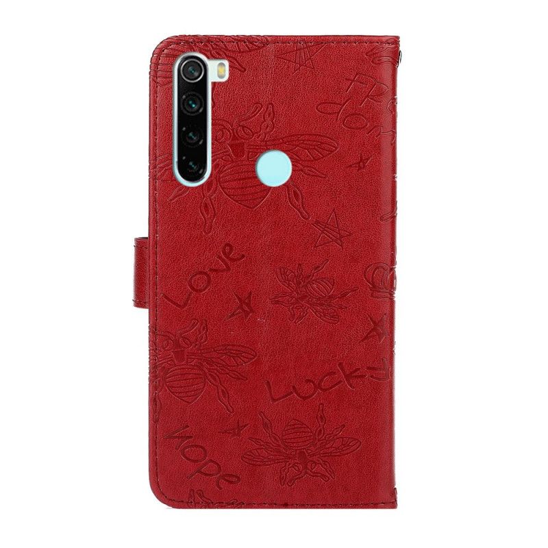 Housse Xiaomi Redmi Note 8 Smile Breloque D'abeille