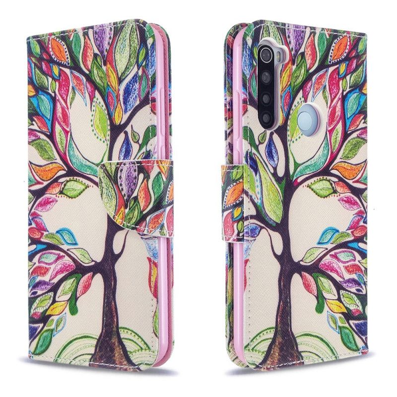 Housse Xiaomi Redmi Note 8t Arbre Coloré