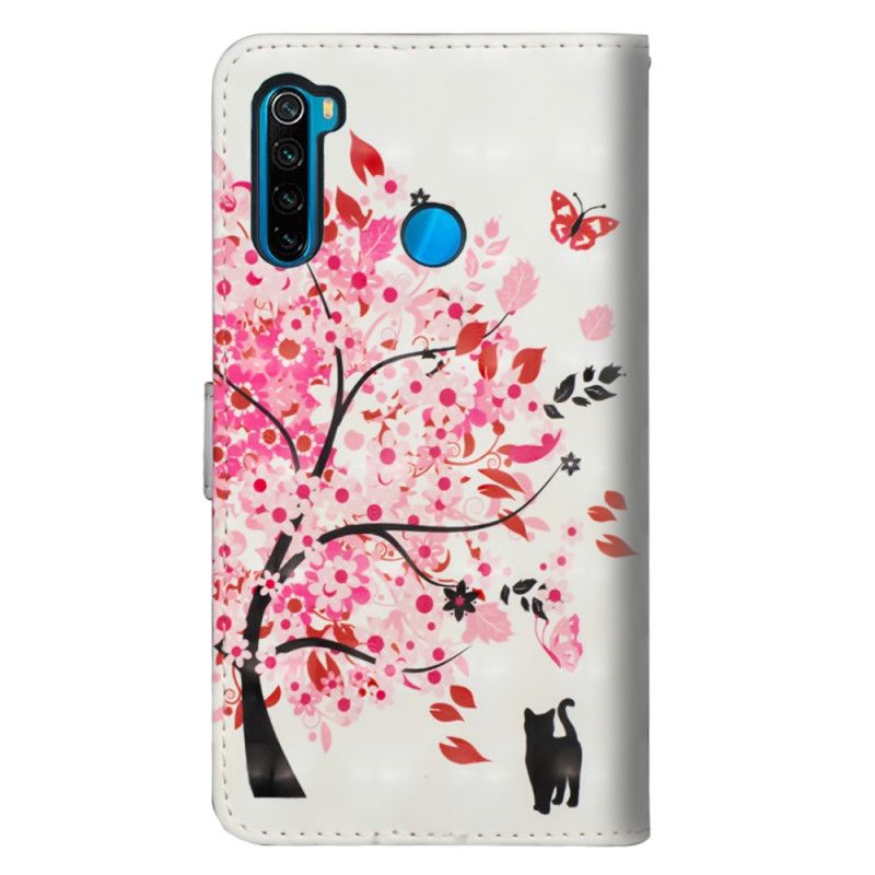 Housse Xiaomi Redmi Note 8t Arbre Rose