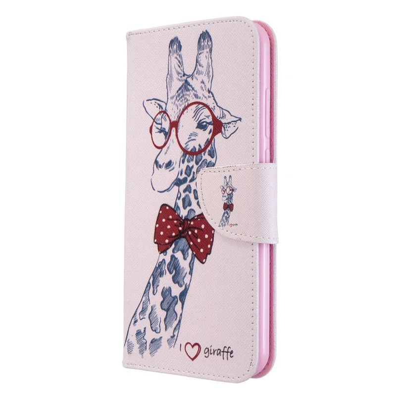 Housse Xiaomi Redmi Note 8t Girafe Intello