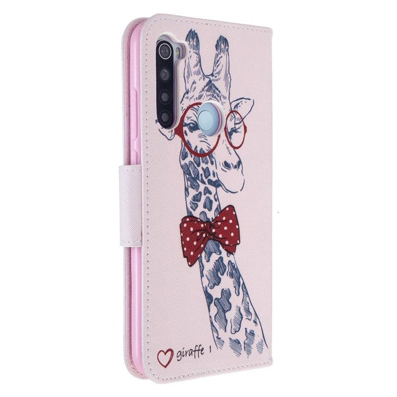 Housse Xiaomi Redmi Note 8t Girafe Intello