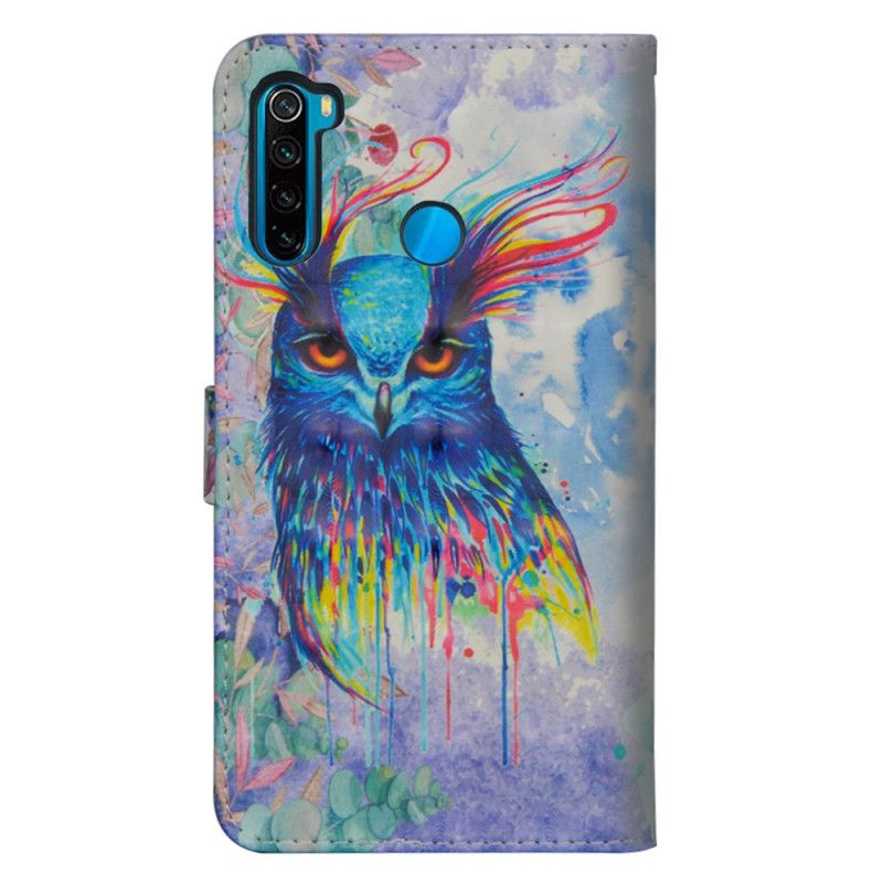 Housse Xiaomi Redmi Note 8t Oiseau Aquarelle